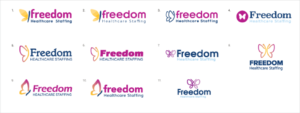 freedom logo options